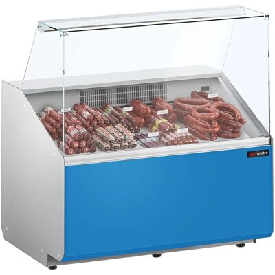 GGM Gastro - Koeltoonstelling - 1000 mm - Lichtblauwe voorkant - Koeltoestel GGM Gastro - Koeltoonstelling - 1000 mm - Lichtblauwe voorkant - Koeltoestel