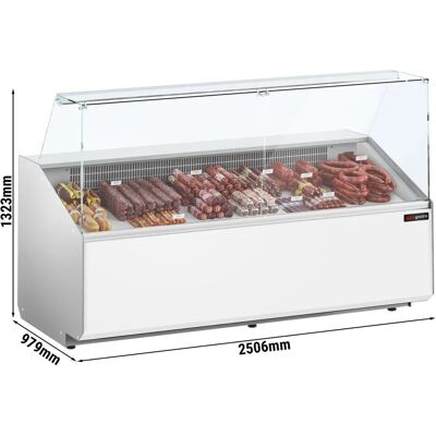 GGM Gastro - Koeltoonstelling - 2500mm - Wit Voorkant Paneel GGM Gastro - Koeltoonstelling - 2500mm - Wit Voorkant Paneel