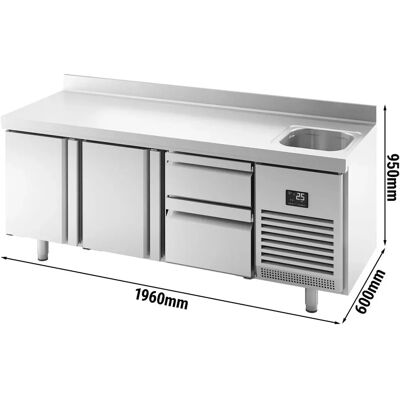 GGM Gastro - Premium PLUS - 1960x600mm - Refrigerated Table GGM Gastro - Premium PLUS - 1960x600mm - Refrigerated Table