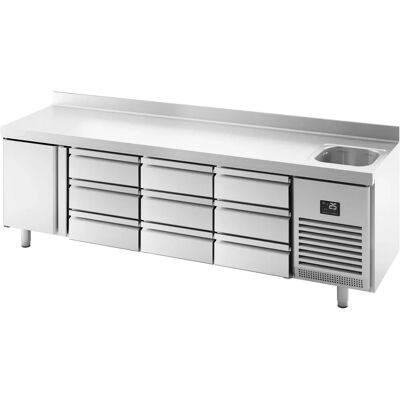 GGM Gastro - Premium PLUS 2452x700 - Koeltafel GGM Gastro - Premium PLUS 2452x700 - Koeltafel