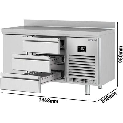 GGM Gastro - Premium PLUS - 1468x600mm - Koeltafel GGM Gastro - Premium PLUS - 1468x600mm - Koeltafel