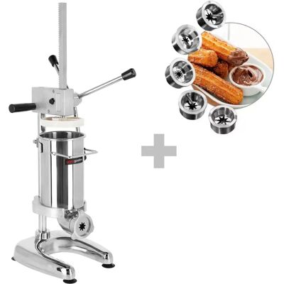 GGM Gastro CHMNPM2 - 2 L - handmatig - roestvrij staal - Churro-machine GGM Gastro CHMNPM2 - 2 L - handmatig - roestvrij staal - Churro-machine