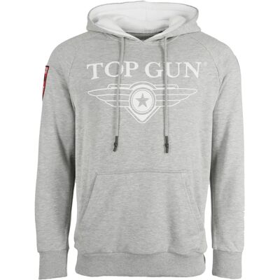 TOP GUN Hoodie TG20201043 Heren Grijs - Pullover TOP GUN Hoodie TG20201043 Heren Grijs - Pullover