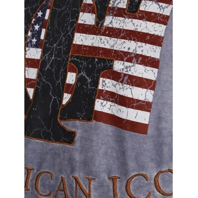 TOP GUN Heren T-Shirt TG20201113 Grijs 2XL - T-Shirt TOP GUN Heren T-Shirt TG20201113 Grijs 2XL - T-Shirt