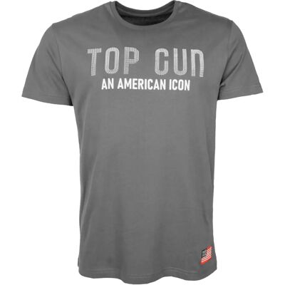 TOP GUN TG20212009 Herren T-Shirt Grau - Obermaterial: 100% Baumwolle TOP GUN TG20212009 Herren T-Shirt Grau - Obermaterial: 100% Baumwolle