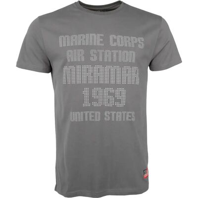 TOP GUN TG20212010 Grau T-Shirt - Herren TOP GUN TG20212010 Grau T-Shirt - Herren