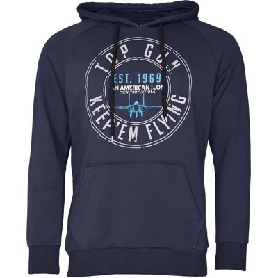 TOP GUN Navy Hoodie - Hoodie, Baumwolle-Polyester, M TOP GUN Navy Hoodie - Hoodie, Baumwolle-Polyester, M