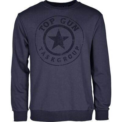 TOP GUN TG20212106 Navy Pullover - Sweatshirt TOP GUN TG20212106 Navy Pullover - Sweatshirt