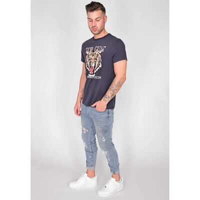 Top Gun T-Shirt Damen Blau Kurzarm - T-Shirt Top Gun T-Shirt Damen Blau Kurzarm - T-Shirt