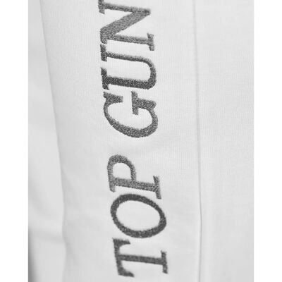 Top Gun Joggingbroek - Wit Katoen-Polyester 52L Top Gun Joggingbroek - Wit Katoen-Polyester 52L