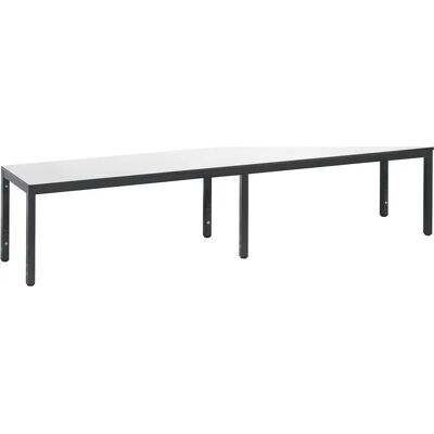 C+P Basic Plus Umkleidebank - HPL Sitz, 1960mm, Weiß C+P Basic Plus Umkleidebank - HPL Sitz, 1960mm, Weiß