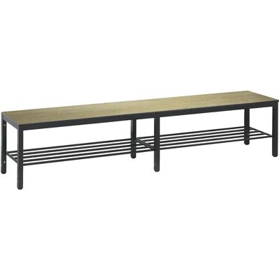 C+P Basic Plus Umkleidebank mit Schuhregal - Umkleideraum-Möbel C+P Basic Plus Umkleidebank mit Schuhregal - Umkleideraum-Möbel