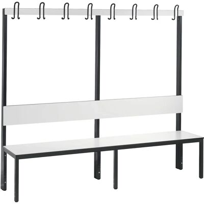 C+P Basic Plus Wandmontage Bank - 1960mm, Weiß C+P Basic Plus Wandmontage Bank - 1960mm, Weiß