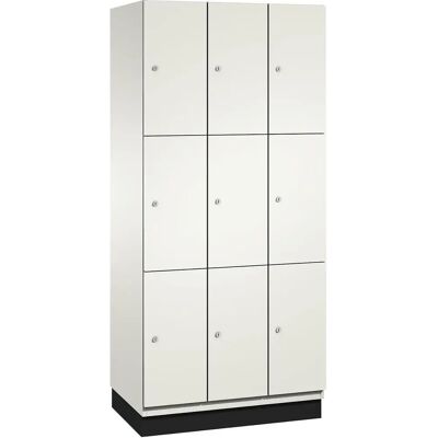 C+P Stahlschrank - 3 Fächer - Weiß - Aufbewahrungsschrank C+P Stahlschrank - 3 Fächer - Weiß - Aufbewahrungsschrank