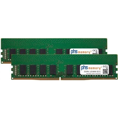 PHS-memory 16GB - Kit di RAM per QNAP TS-983XU-RP DDR4 UDIMM ECC 2400MHz PHS-memory 16GB - Kit di RAM per QNAP TS-983XU-RP DDR4 UDIMM ECC 2400MHz