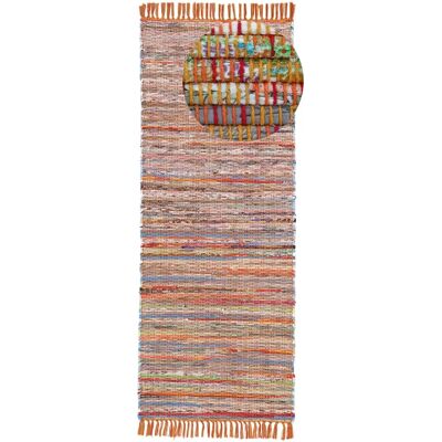 CARPETFINE Kelim Chindi Handgewebter Recycelter Teppich - Teppich CARPETFINE Kelim Chindi Handgewebter Recycelter Teppich - Teppich