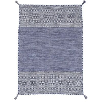 CARPETFINE Kelim Azizi Blue 120x170cm - Carpet CARPETFINE Kelim Azizi Blue 120x170cm - Carpet