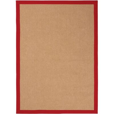 CARPETFINE Sisal Teppich - Natur, Handgewebt, Rutschfest - 140x200cm CARPETFINE Sisal Teppich - Natur, Handgewebt, Rutschfest - 140x200cm