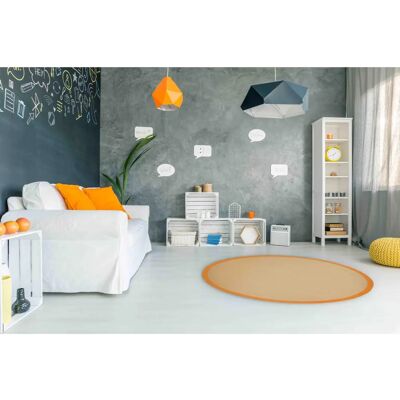 CARPETFINE Sisal Rundteppich - Natur, Handgewebt, 120cm CARPETFINE Sisal Rundteppich - Natur, Handgewebt, 120cm