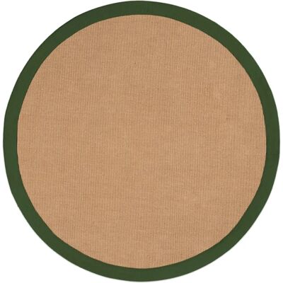 Carpetfine Sisal Teppich - Runde Grüne 160cm Natürlicher Look Carpetfine Sisal Teppich - Runde Grüne 160cm Natürlicher Look