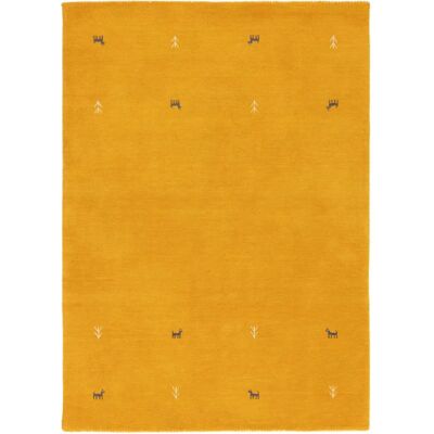 Carpetfine Gabbeh Uni Handwoven Wool Yellow Rug - Rug Carpetfine Gabbeh Uni Handwoven Wool Yellow Rug - Rug