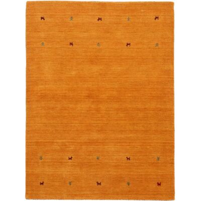 CARPETFINE Gabbeh Uni Gelber Teppich - Handgewebt CARPETFINE Gabbeh Uni Gelber Teppich - Handgewebt
