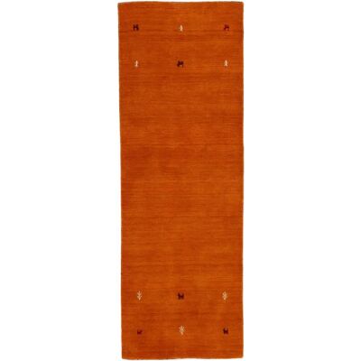 CARPETFINE Gabbeh Uni Orange Handgewebter Nomadenteppich - Teppich CARPETFINE Gabbeh Uni Orange Handgewebter Nomadenteppich - Teppich