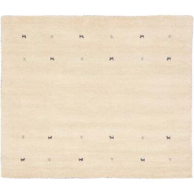 CARPETFINE Gabbeh-Uni Wollteppich - Quadrat 150x150cm CARPETFINE Gabbeh-Uni Wollteppich - Quadrat 150x150cm