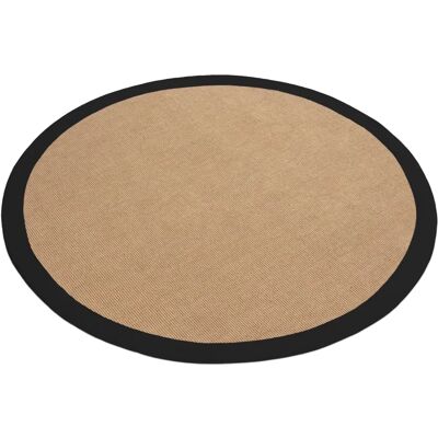 CARPETFINE Sisal Rug - Natural Design, Handwoven, 160x160cm CARPETFINE Sisal Rug - Natural Design, Handwoven, 160x160cm