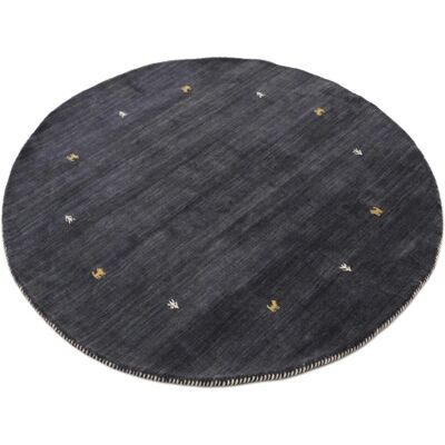 CARPETFINE Gabbeh Uni Wollteppich - Rund 250cm Handgewebt CARPETFINE Gabbeh Uni Wollteppich - Rund 250cm Handgewebt