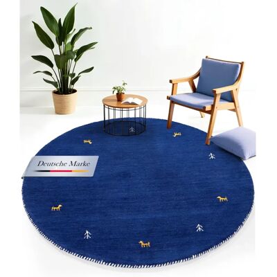 CARPETFINE Gabbeh Uni runder Teppich - Teppich CARPETFINE Gabbeh Uni runder Teppich - Teppich