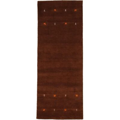 CARPETFINE Gabbeh Uni Brown Handwoven Rug - Rug CARPETFINE Gabbeh Uni Brown Handwoven Rug - Rug