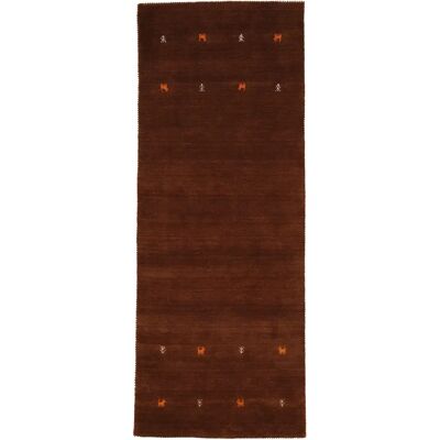 CARPETFINE Gabbeh Uni Brown Handwoven Wool Rug - Rug CARPETFINE Gabbeh Uni Brown Handwoven Wool Rug - Rug