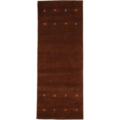 CARPETFINE Gabbeh Uni Brown Handwoven Rug - Oriental, Tribal Style CARPETFINE Gabbeh Uni Brown Handwoven Rug - Oriental, Tribal Style