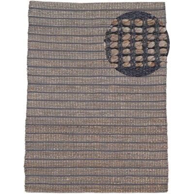 Carpetfine Lara Blau Handgefertigter Teppich - Teppich Carpetfine Lara Blau Handgefertigter Teppich - Teppich