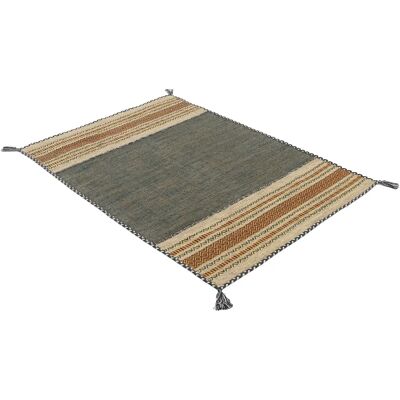 CARPETFINE - Kelim Azizi - grün - 240 cm x 340 cm - rug CARPETFINE - Kelim Azizi - grün - 240 cm x 340 cm - rug