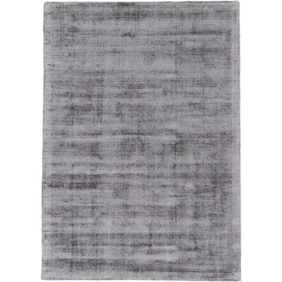 CARPETFINE Ava Viskoseteppich - Hellgrau, 80x150cm, Handgemacht - Teppich CARPETFINE Ava Viskoseteppich - Hellgrau, 80x150cm, Handgemacht - Teppich