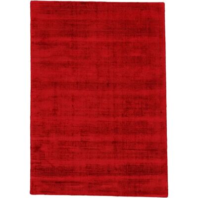Teppich CARPETFINE Ava Viskoseteppich - 160x230cm - Rot - Handgewebt Teppich CARPETFINE Ava Viskoseteppich - 160x230cm - Rot - Handgewebt
