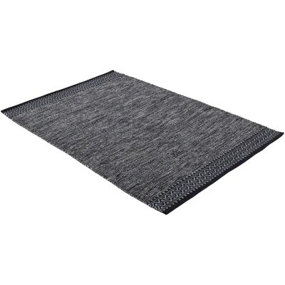 CARPETFINE Kelim Mia Schwarzer Teppich - Teppich CARPETFINE Kelim Mia Schwarzer Teppich - Teppich
