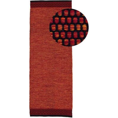 Carpetfina Kelim Mia Teppich - Handgewebt, Rechteckig, 75x240cm, Rot Carpetfina Kelim Mia Teppich - Handgewebt, Rechteckig, 75x240cm, Rot