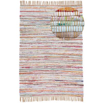 CARPETFINE Kelim Chindi - Recycelter Moderner Teppich CARPETFINE Kelim Chindi - Recycelter Moderner Teppich
