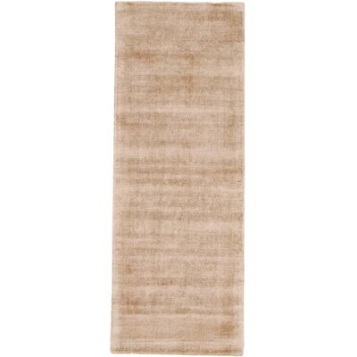 CARPETFINE Ava Viskoseteppich - Beige, 80x300cm, Seidenoptik CARPETFINE Ava Viskoseteppich - Beige, 80x300cm, Seidenoptik