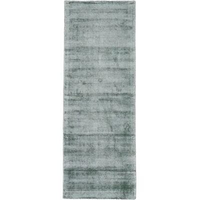 CARPETFINE Ava Viskoseteppich - 80cm x 350cm - Grün CARPETFINE Ava Viskoseteppich - 80cm x 350cm - Grün