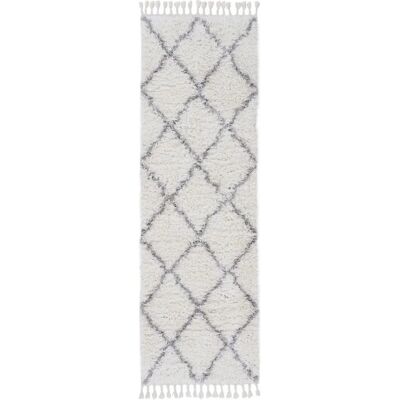 CARPETFINE Eddy Weiß Hochflor Teppich - Teppich CARPETFINE Eddy Weiß Hochflor Teppich - Teppich