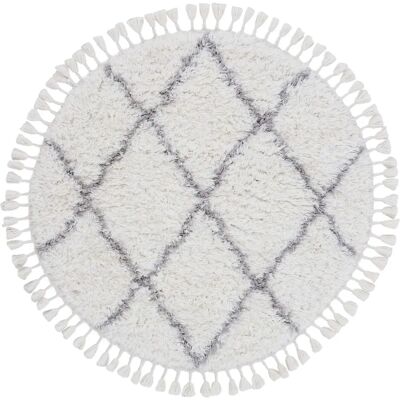 CARPETFINE - Eddy - Weiß - Ø120 cm - Rug CARPETFINE - Eddy - Weiß - Ø120 cm - Rug