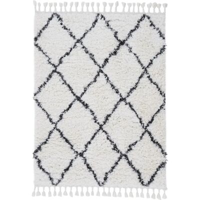 CARPETFINE - Eddy - Schwarz - 60x110 cm - Rug CARPETFINE - Eddy - Schwarz - 60x110 cm - Rug