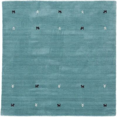 CARPETFINE Gabbeh-Uni Türkis Teppich - Teppich CARPETFINE Gabbeh-Uni Türkis Teppich - Teppich