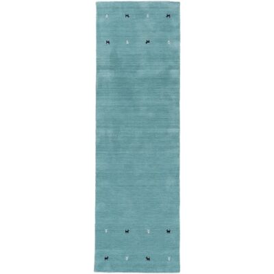 CARPETFINE Gabbeh Uni Türkisblauer Teppich - Teppich CARPETFINE Gabbeh Uni Türkisblauer Teppich - Teppich