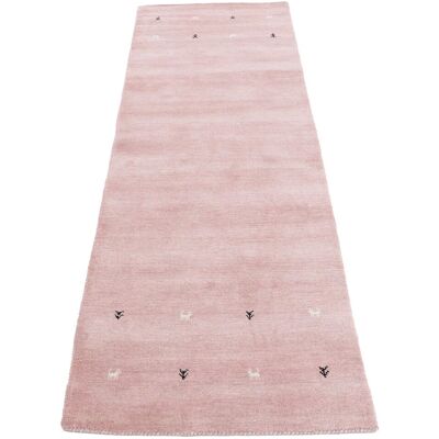 CARPETFINE Gabbeh Uni Rosa Handwoven Rug - Rug CARPETFINE Gabbeh Uni Rosa Handwoven Rug - Rug