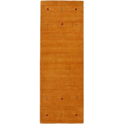Carpetfine Gabbeh Uni Yellow Handwoven Rug 60x180cm - Rug Carpetfine Gabbeh Uni Yellow Handwoven Rug 60x180cm - Rug